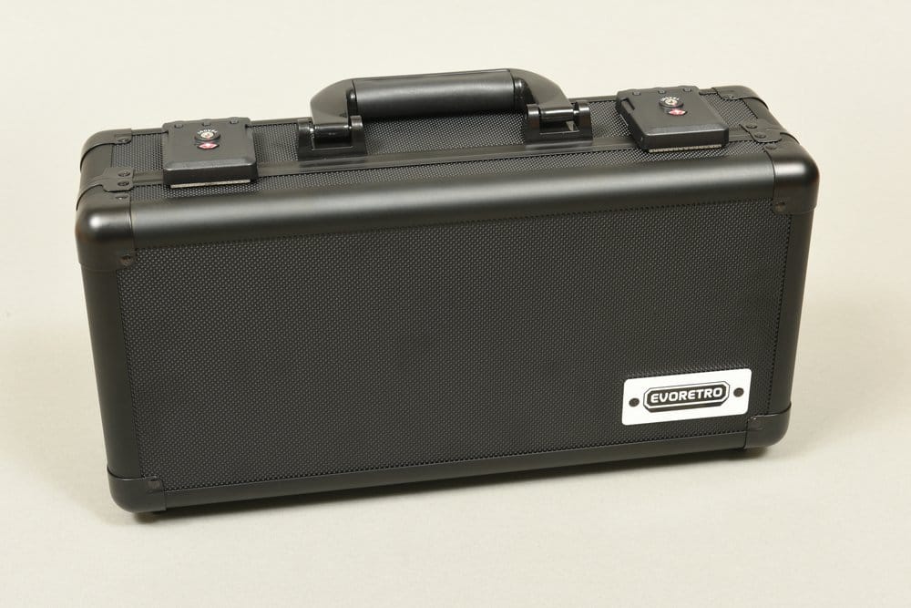 Evoretro Mini Carrying Case with Handle & Removable Foam Black