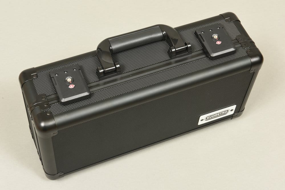 Evoretro Mini Carrying Case with Handle & Removable Foam Black