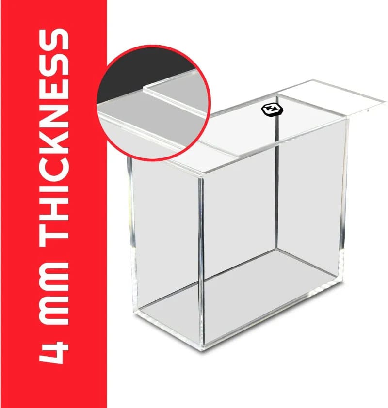 Evoretro Acrylic Display Case for Booster Boxes / Elite Trainer Boxes Ver. 2 with Sliding Lid