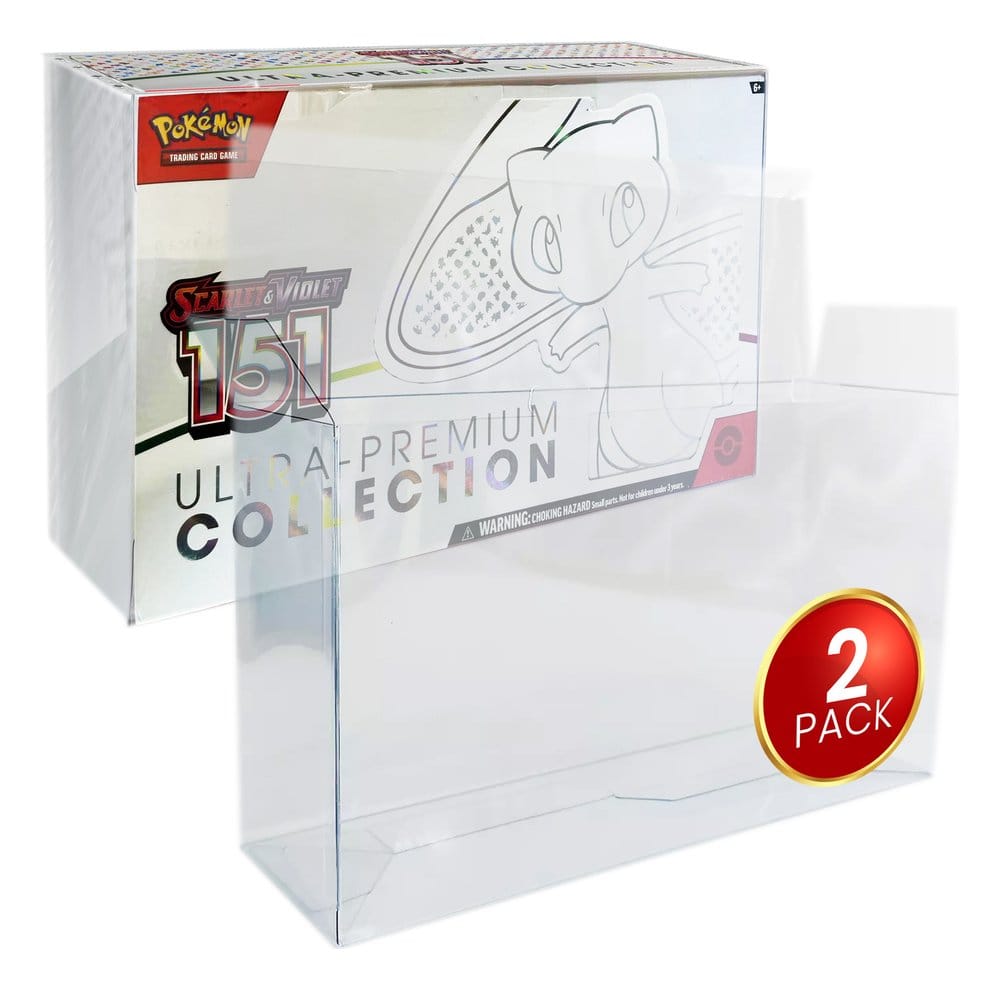 Evoretro PET Protectors 2-Pack for Pokémon 151 Scarlet & Violet Ultra Collection Box