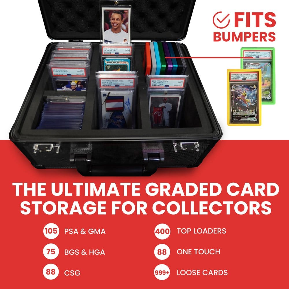 Evoretro Trading Card Storage Box for 90 Cards X Gray