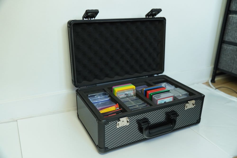 Evoretro Trading Card Storage Box for 120 Cards XL Gray