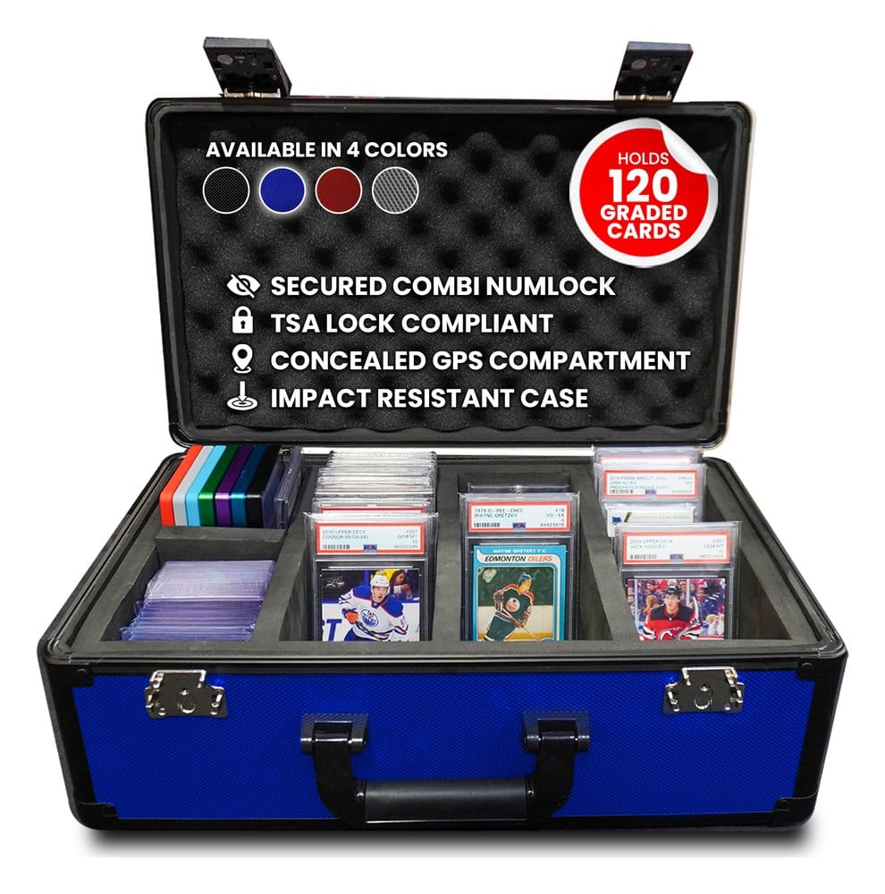 Evoretro Trading Card Storage Box for 120 Cards XL Blue