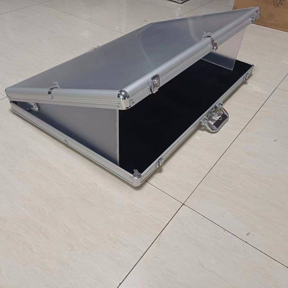 Evoretro Display Showcase 91 x 61 cm Silver