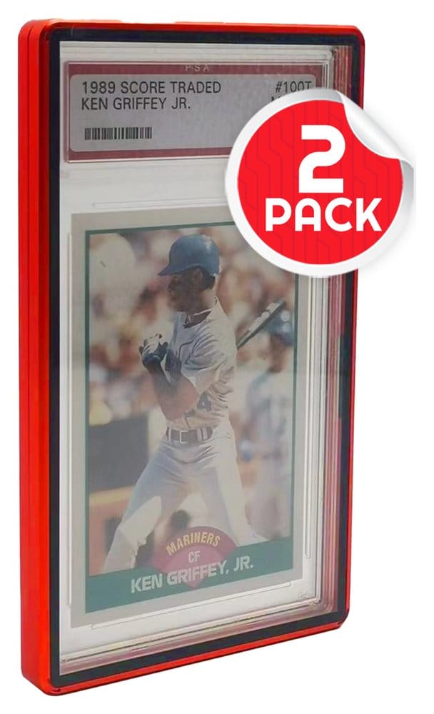 Slab Case Protectors for PSA Graded Cards Red