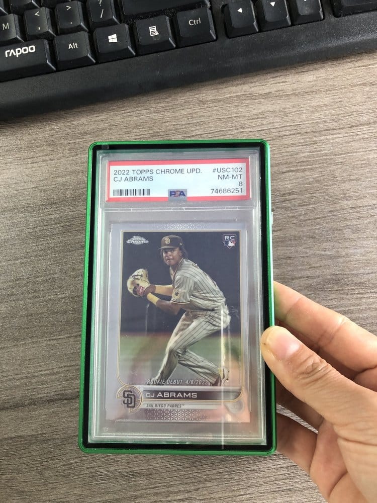 Slab Case Protectors for PSA Graded Cards Green