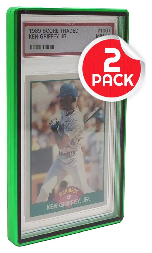 Slab Case Protectors for PSA Graded Cards Green