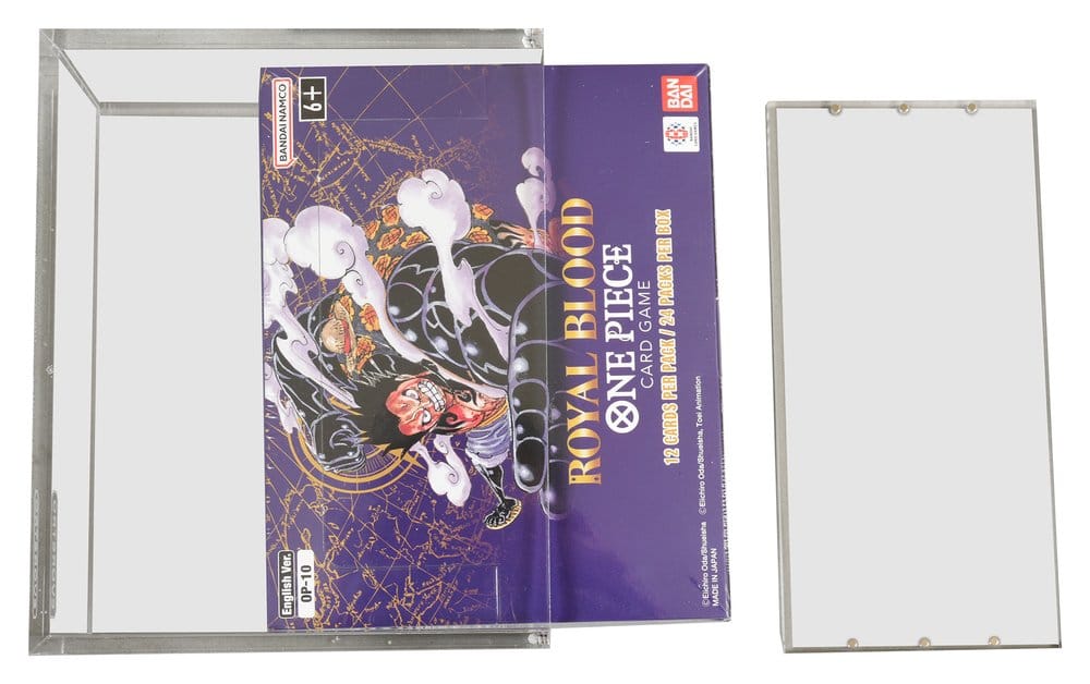 Evoretro Acrylic Display Case for Bandai One Piece TCG Booster Box (English)