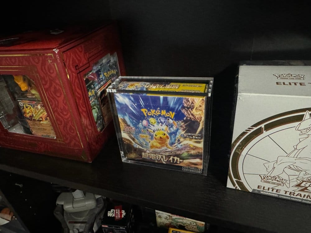 Evoretro Acrylic Display Case for Pokémon Large Japanese Booster Box