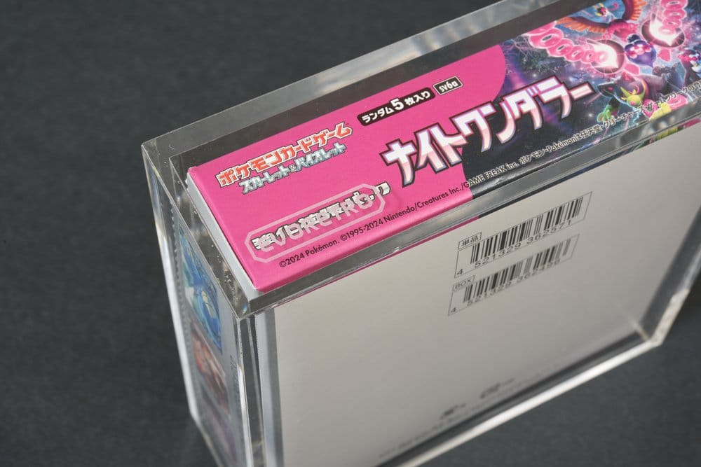 Evoretro Acrylic Display Case for Pokémon Large Japanese Booster Box