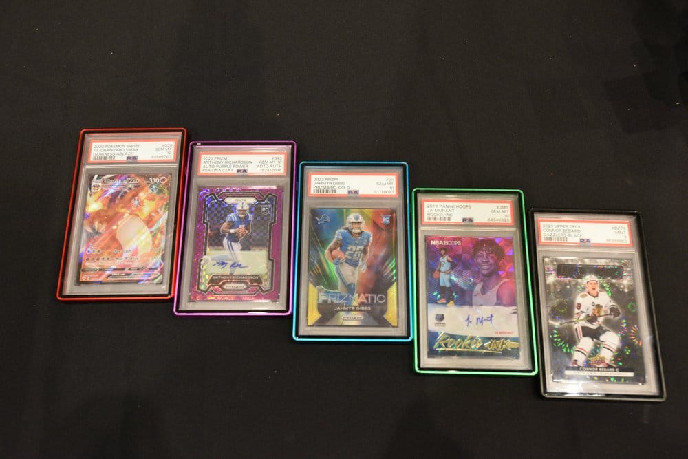 Slab Case Protectors for PSA Graded Cards Yellow