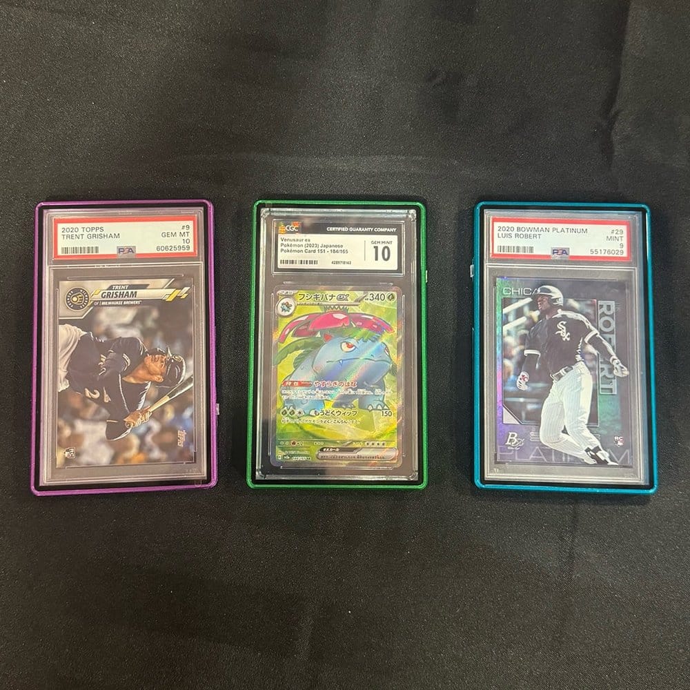 Slab Case Protectors for PSA Graded Cards Yellow