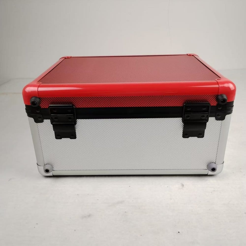 Evoretro Trading Card Storage Box for 90 Cards X Red and Silver