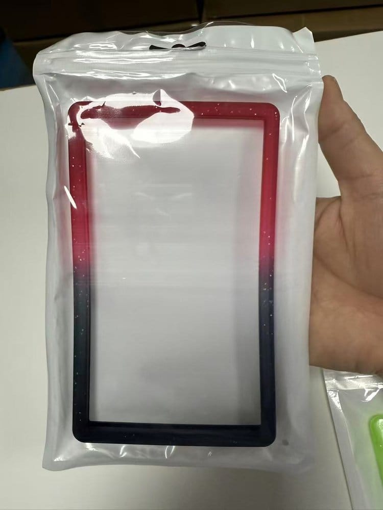 Evoretro Bumper for PSA Graded Card Slab Gradient Red-Black Glitter