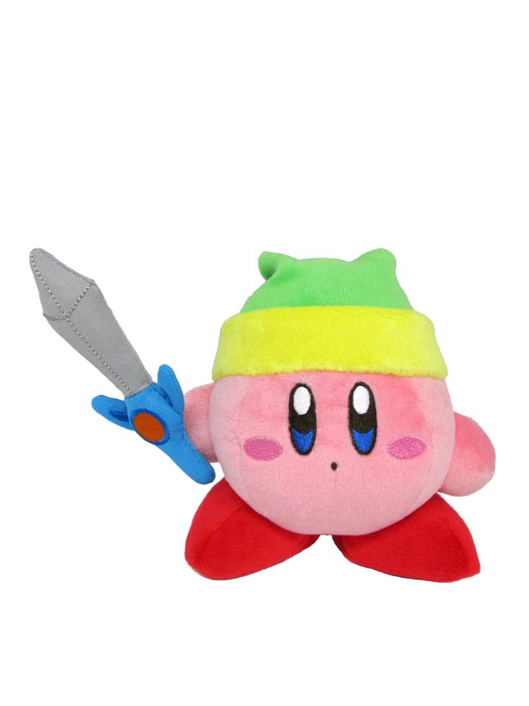 Kirby with Heart Sword 12 cm Plush Figure