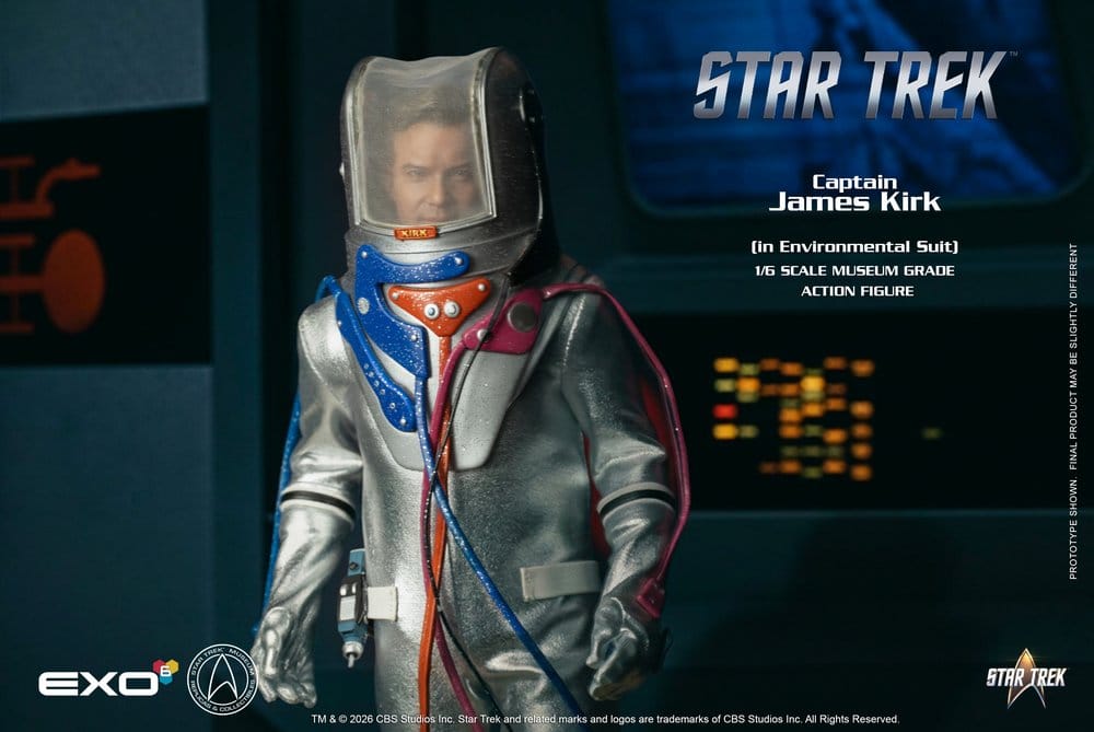 Star Trek: The Original Series Action Figure 1/6 Captain James T. Kirk (in Environmental Suit) 29 cm