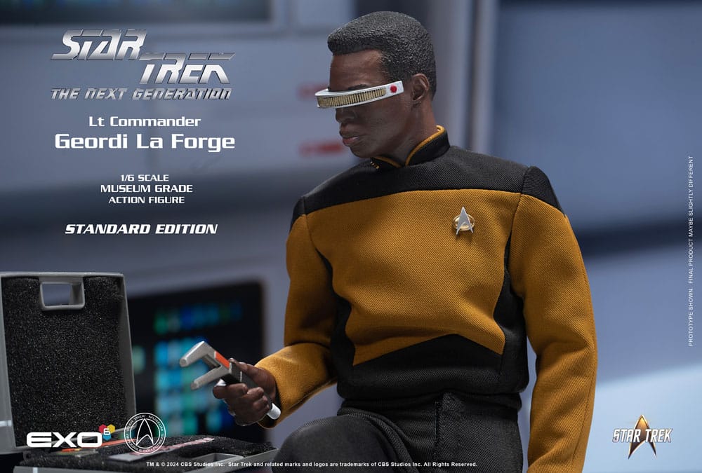 Star Trek: The Next Generation Lt. Commander Geordi La Forge (Standard Version) 28cm 1/6 Scale Action Figure