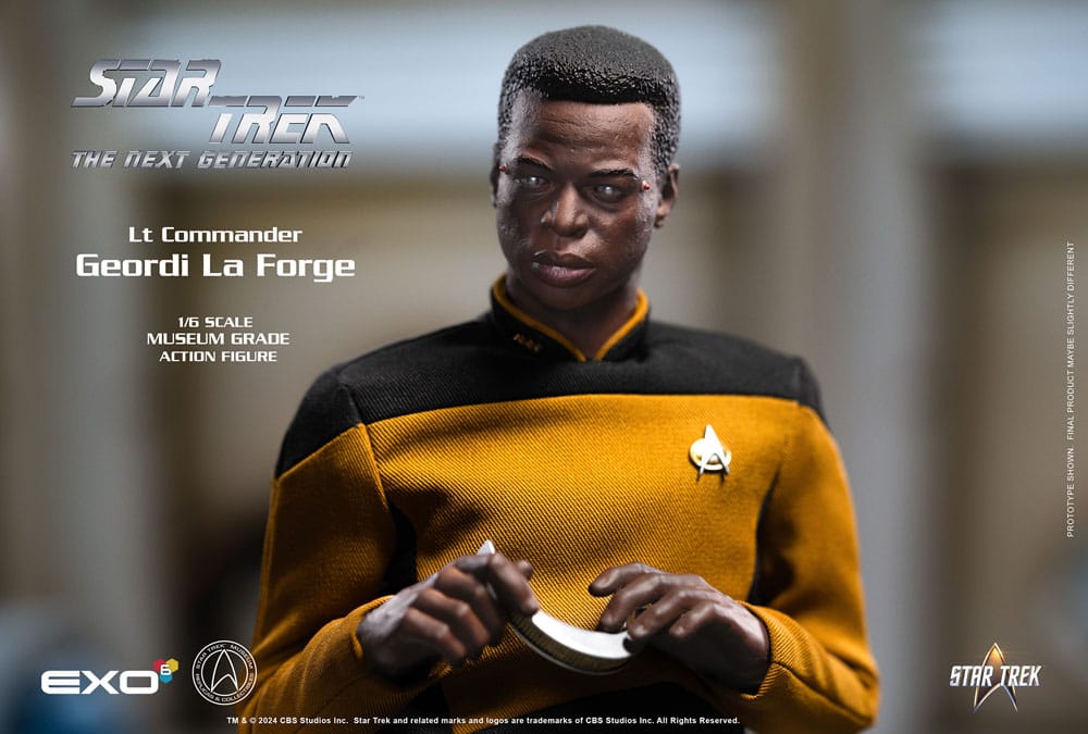 Star Trek: The Next Generation Lt. Commander Geordi La Forge (Standard Version) 28cm 1/6 Scale Action Figure