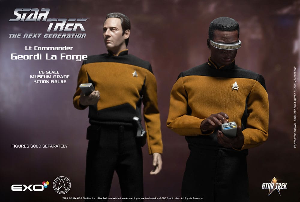 Star Trek: The Next Generation Lt. Commander Geordi La Forge (Standard Version) 28cm 1/6 Scale Action Figure