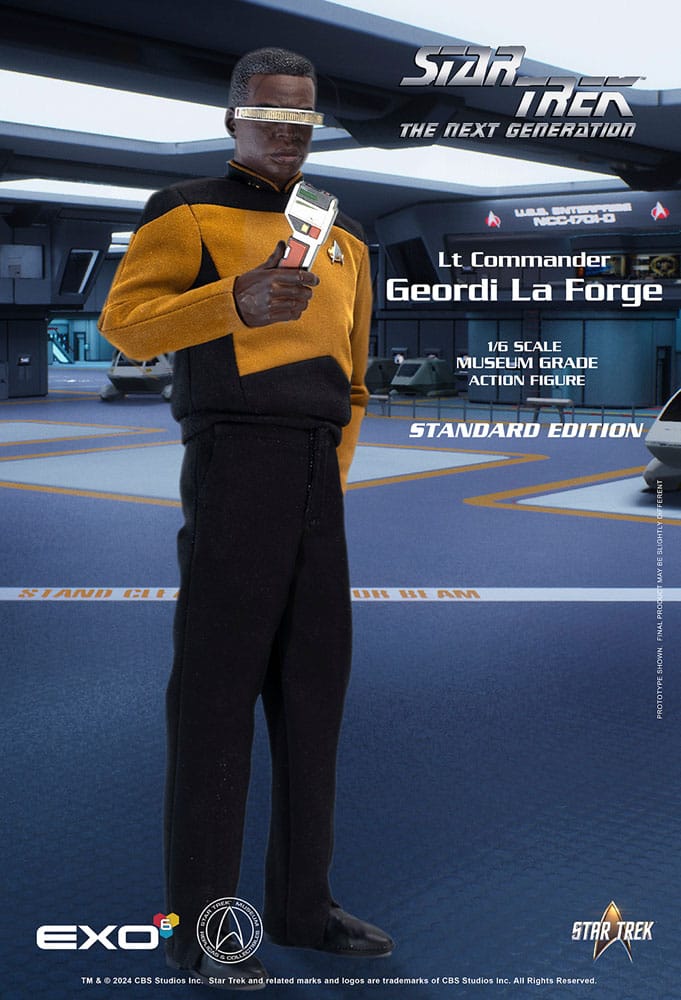 Star Trek: The Next Generation Lt. Commander Geordi La Forge (Standard Version) 28cm 1/6 Scale Action Figure