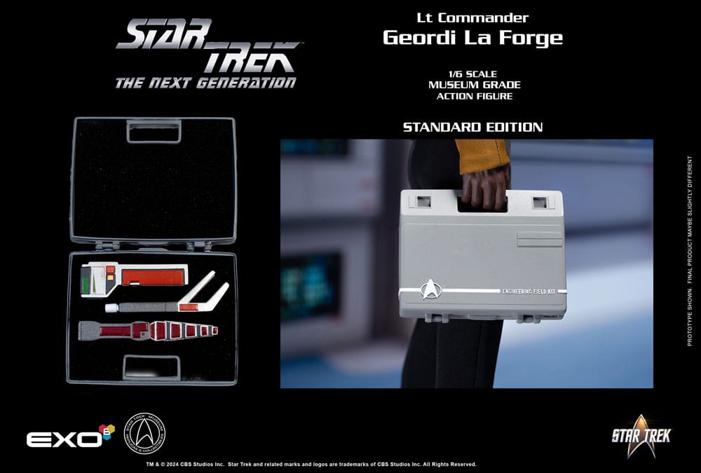 Star Trek: The Next Generation Lt. Commander Geordi La Forge (Standard Version) 28cm 1/6 Scale Action Figure