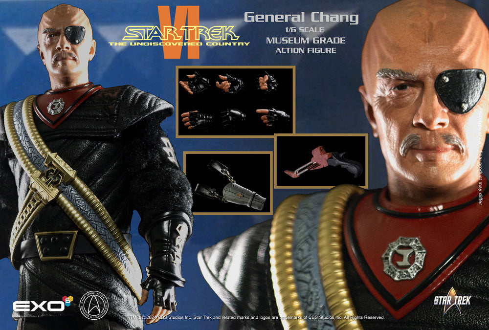 Star Trek VI The Undiscovered Country General Chang 30 cm 1/6 Action Figure