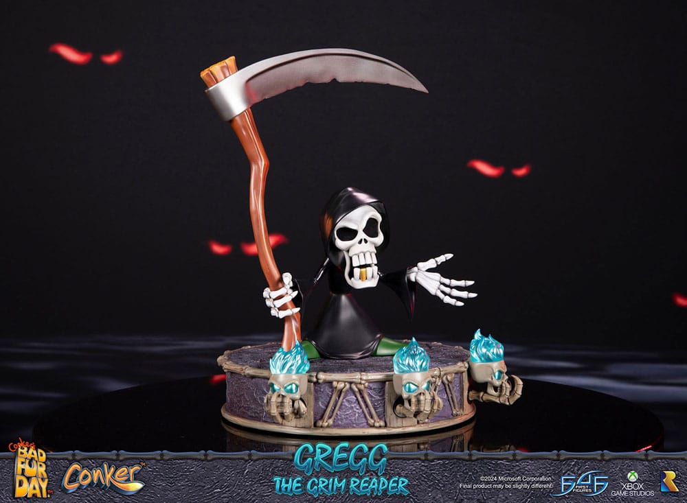 Conker: Conker's Bad Fur Day Gregg the Grim Reaper 36cm Statue