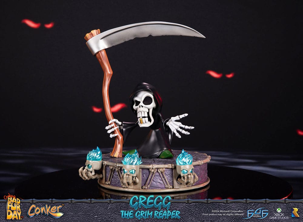 Conker: Conker's Bad Fur Day Gregg the Grim Reaper 36cm Statue