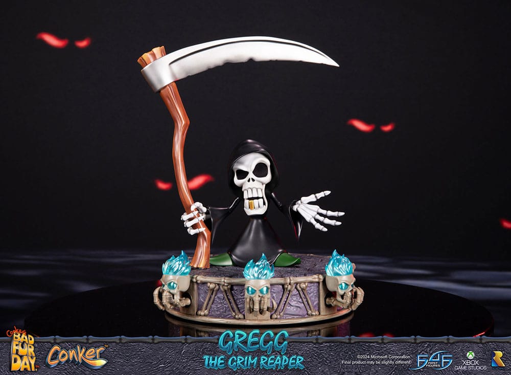 Conker: Conker's Bad Fur Day Gregg the Grim Reaper 36cm Statue