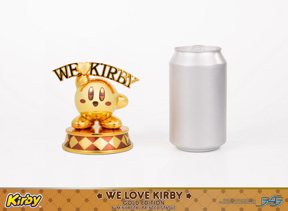 Kirby We Love Kirby Gold Edition 10 cm DieCast Statue