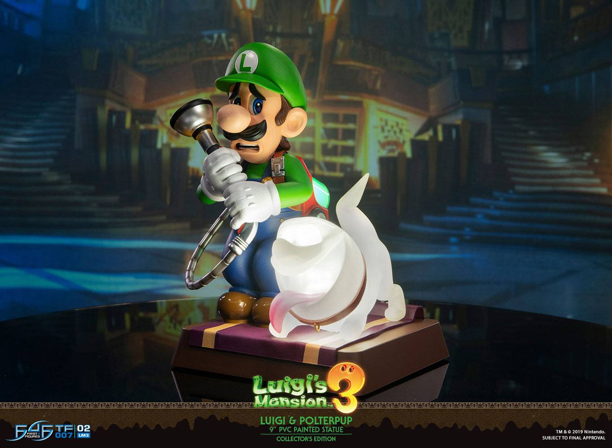 Luigi's Mansion 3: Luigi & Polterpup Collectors Edition 23cm PVC Statue