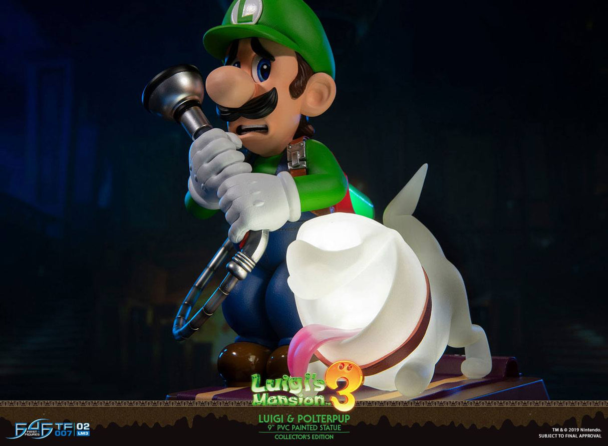 Luigi's Mansion 3: Luigi & Polterpup Collectors Edition 23cm PVC Statue