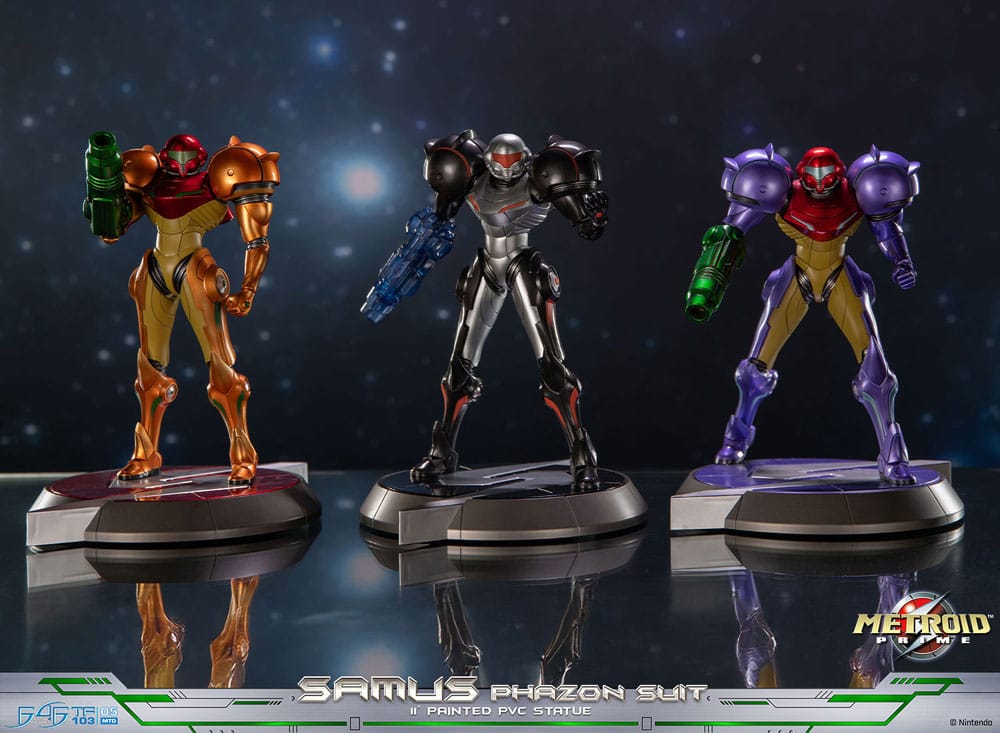 Metroid Prime PVC Statue Samus Phazon Suit Standard Edition 28 cm