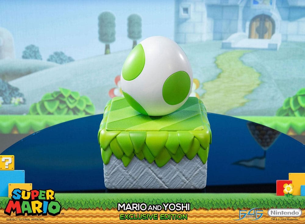 Super Mario Statue Mario & Yoshi 48 cm