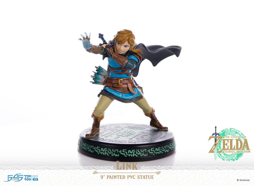The Legend of Zelda Tears of the Kingdom Link 9" First 4 Figures PVC Statue
