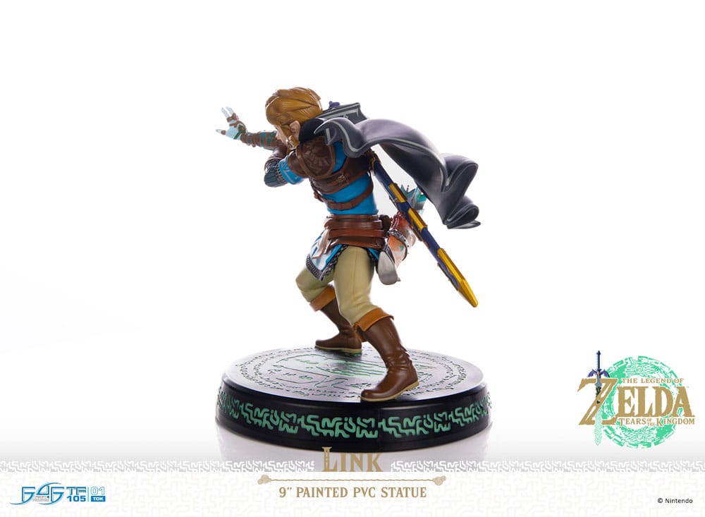 The Legend of Zelda Tears of the Kingdom Link 9" First 4 Figures PVC Statue