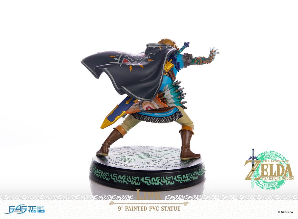 The Legend of Zelda Tears of the Kingdom Link 9" First 4 Figures PVC Statue