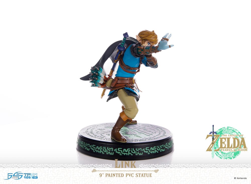 The Legend of Zelda Tears of the Kingdom Link 9" First 4 Figures PVC Statue