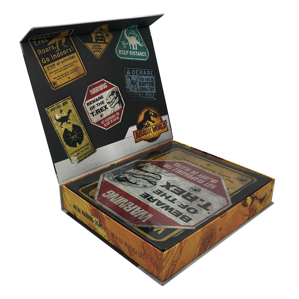 Jurassic Park Jurassic World Scaled Replica Warning Signs