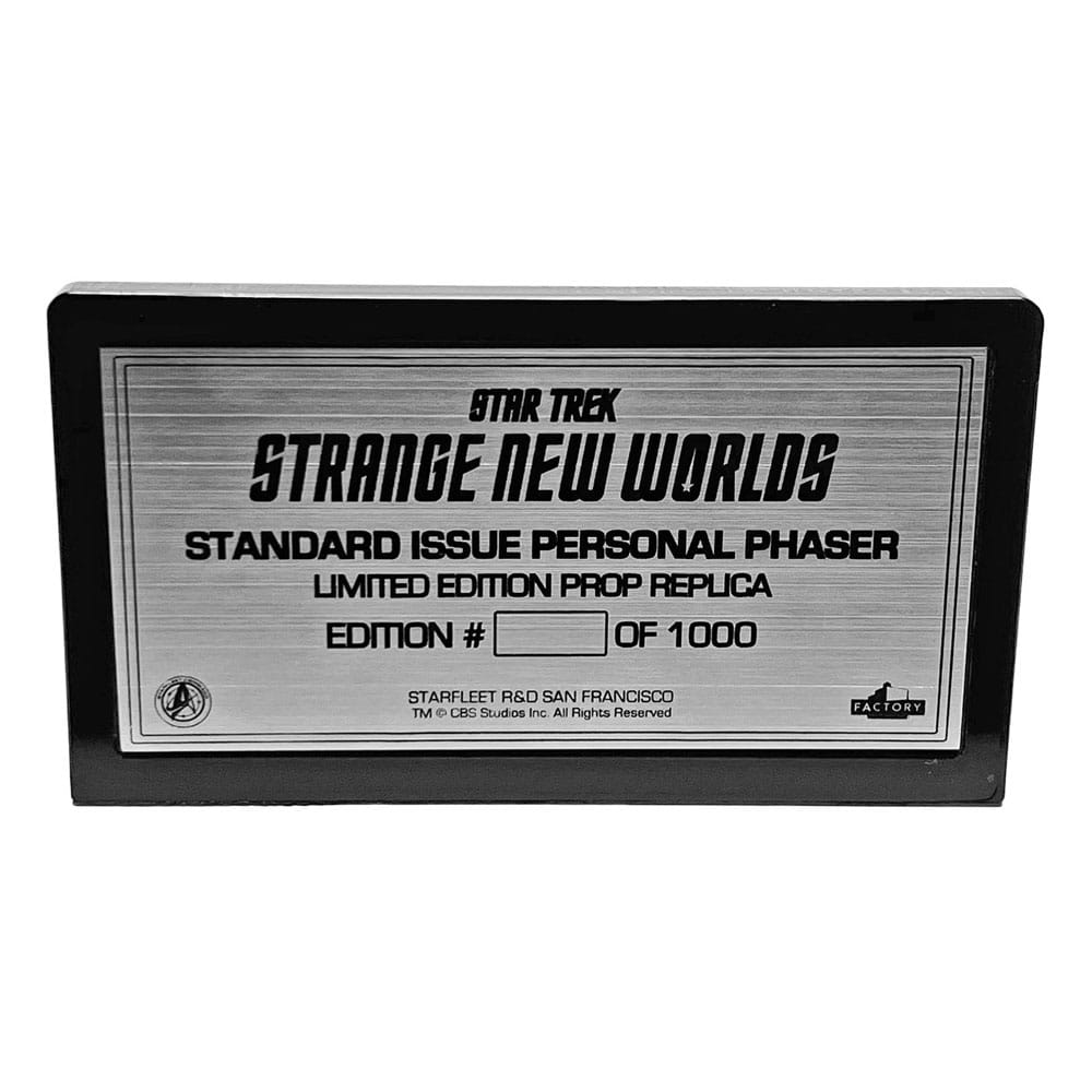 Star Trek Strange New Worlds Phaser Limited Edition 1/1 Prop Replica