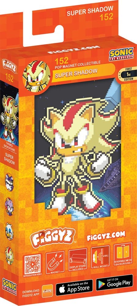 Sonic the Hedgehog (Modern) FiGGYZ Magnet Collectible Super Shadow 11 cm