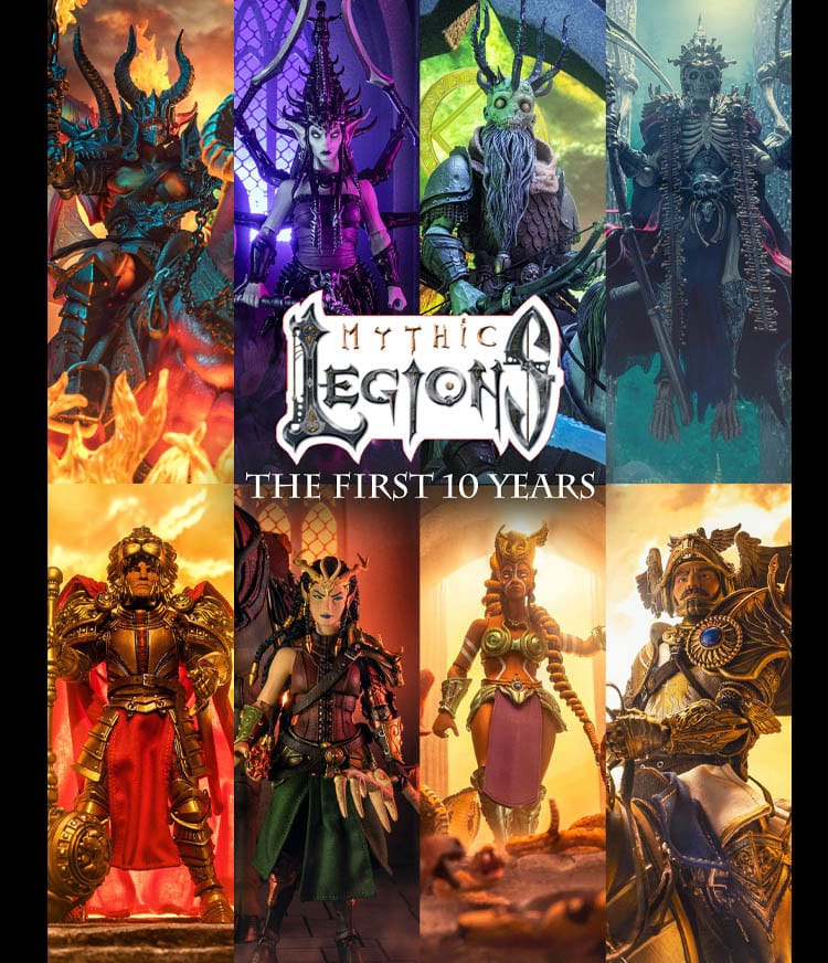 Mythic Legions The First 10 Years Hardcover Book