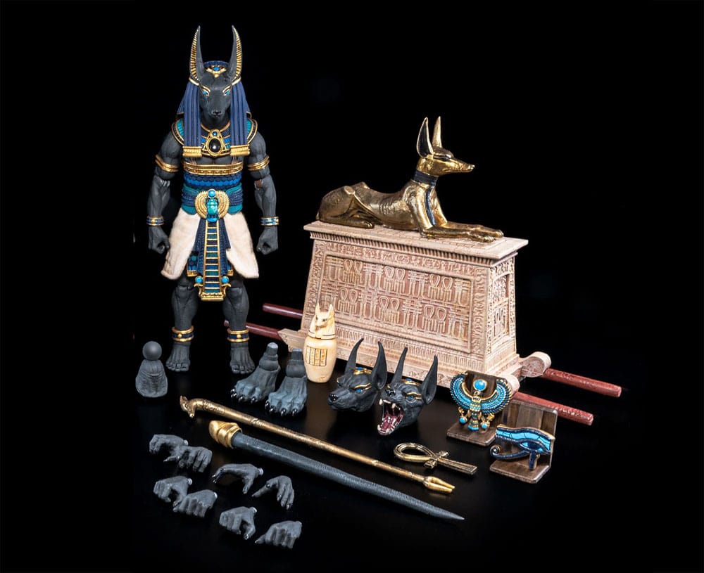Figura Obscura Anubis Black & Blue Action Figure