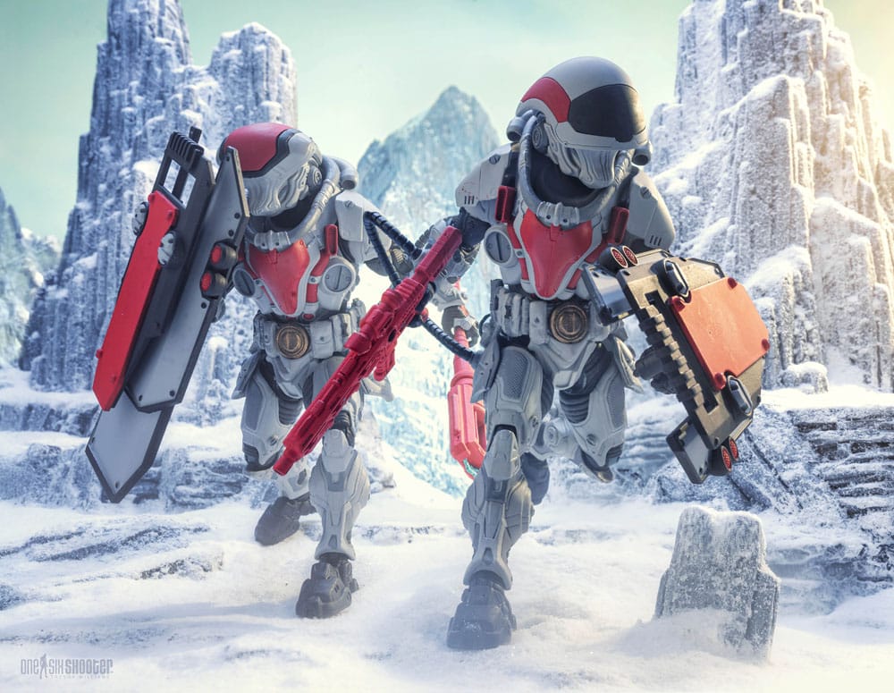 Cosmic Legions Outpost Zaxxius T.U.5.C.C. Phantom Trooper Action Figure