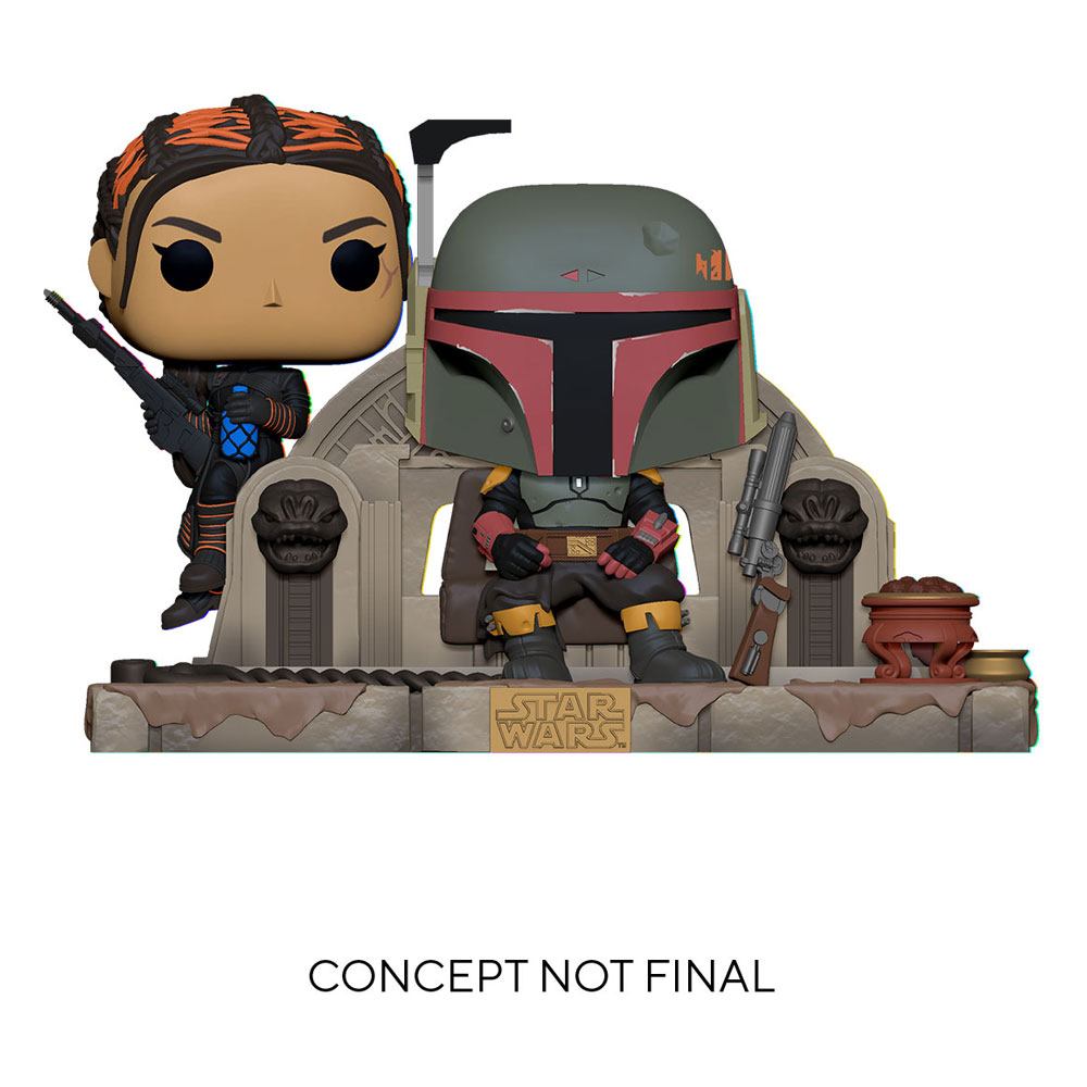 Star Wars The Mandalorian POP Moment! Boba Fett & Fennec Shand 2 Pack 9cm Funko Vinyl Figures