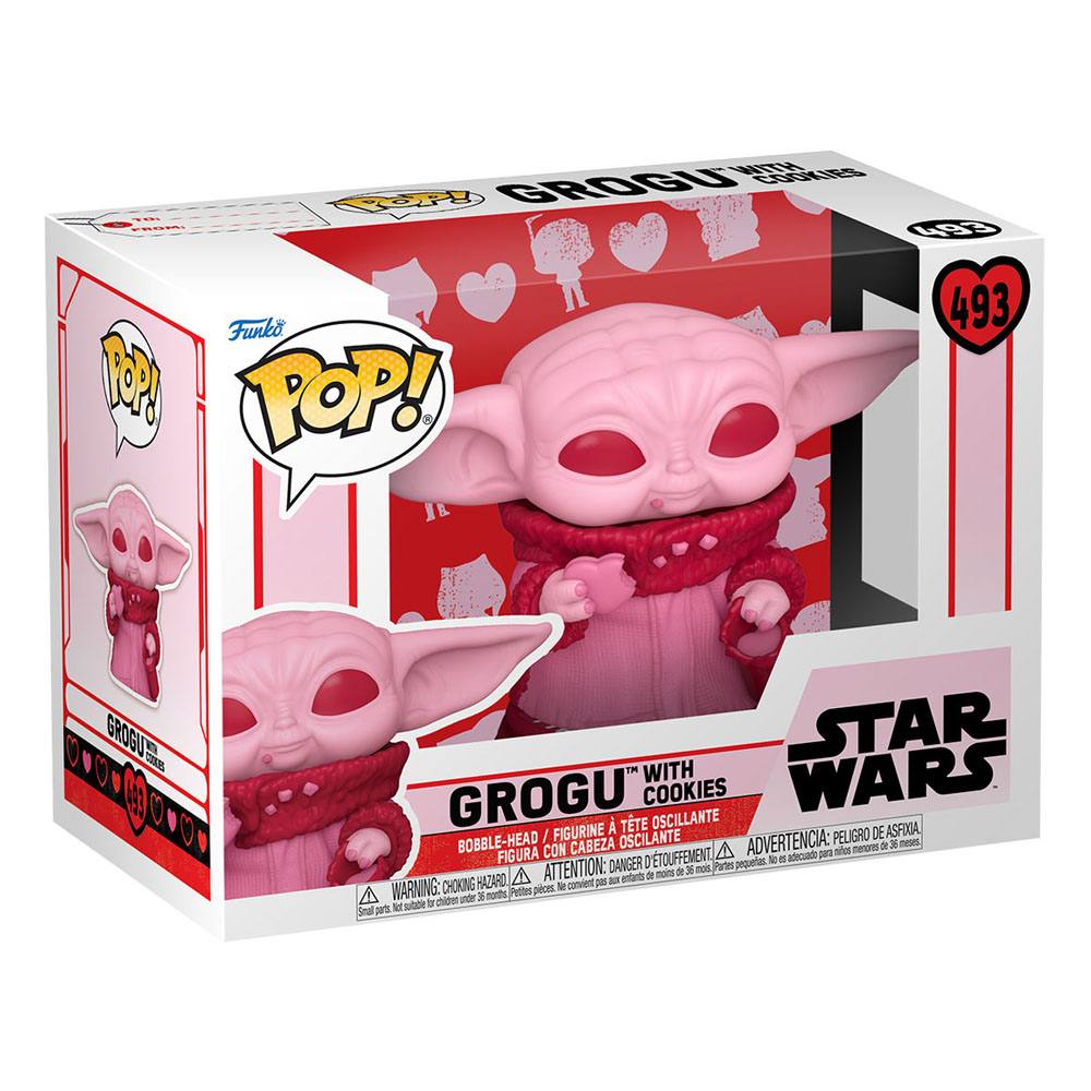Star Wars Grogu (With Cookies) (Valentine's Edition) Funko Pop! Vinyl Figure #493