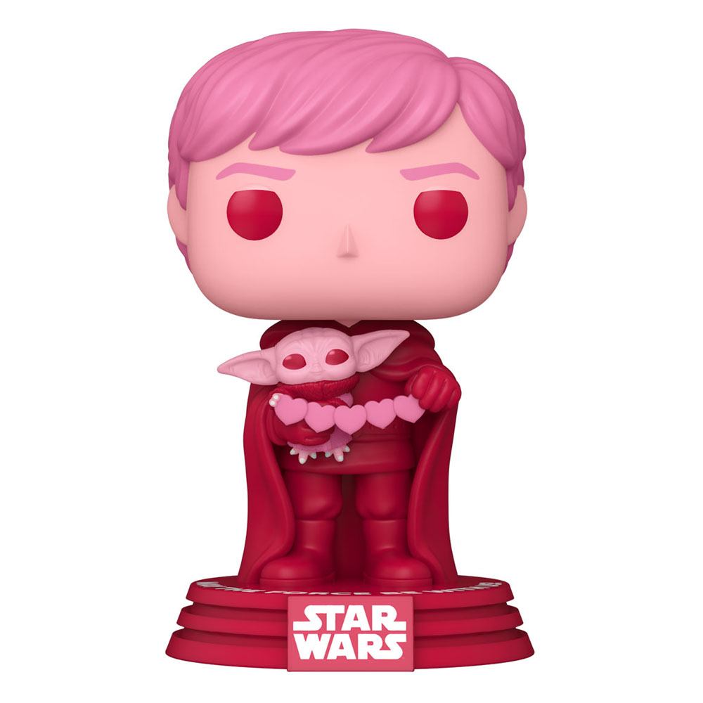 Star Wars Valentines POP! Luke & Grogu 9cm Star Wars Vinyl Figure