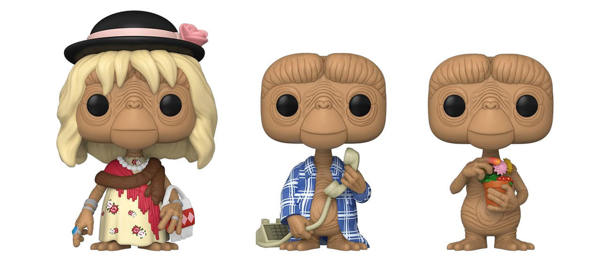 E.T. 40th Anniversary POP! E.T. 3-Pack 9cm Funko Movies Vinyl Figures
