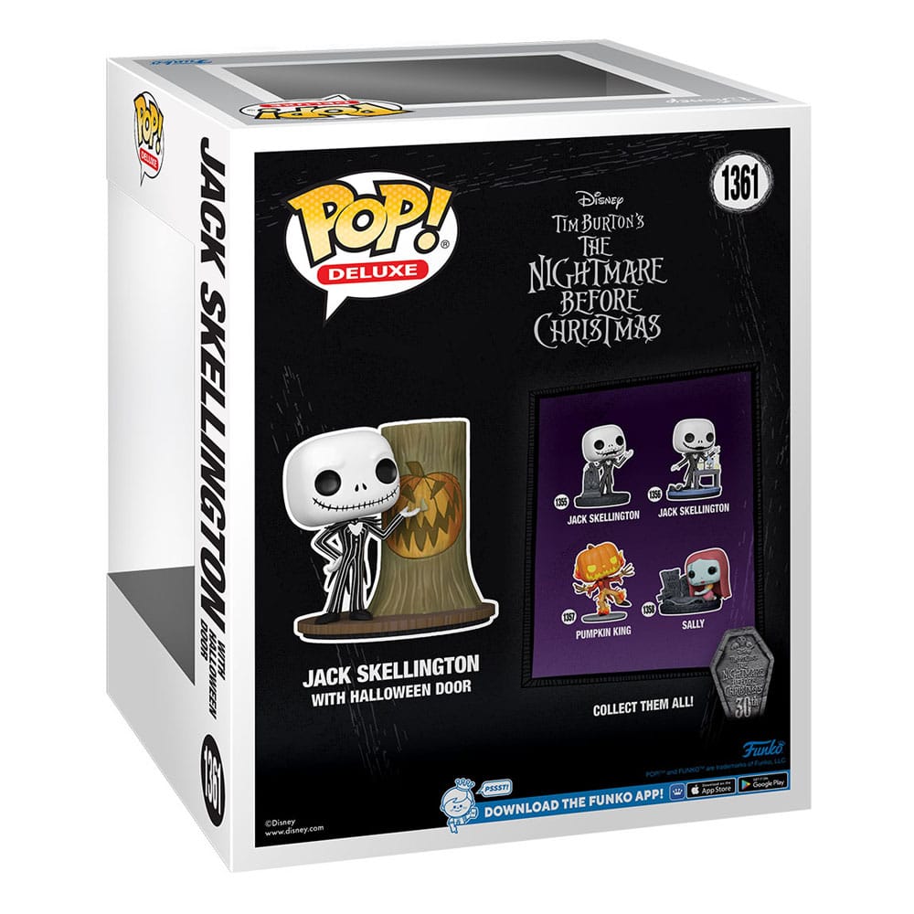 The Nightmare Before Christmas Jack Skellington With Halloween Door Funko Pop! Deluxe Vinyl Figure #1361