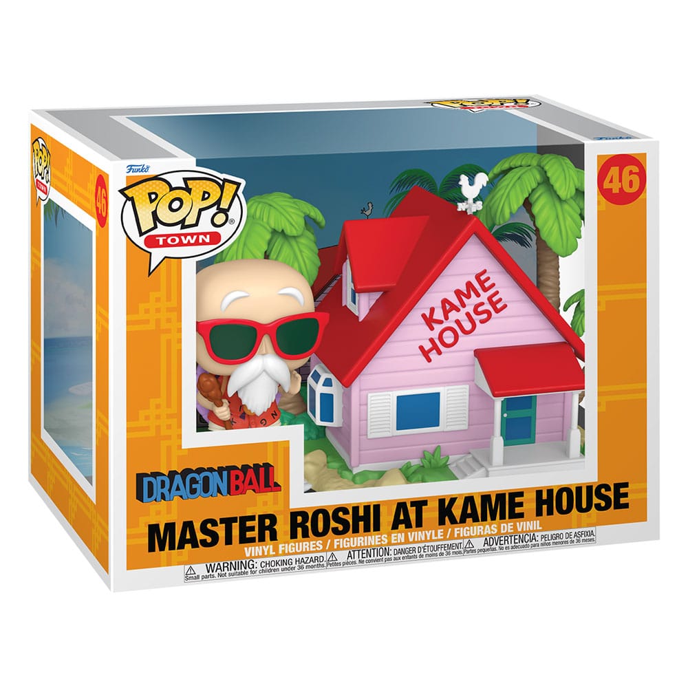 Dragon Ball POP! Town Vinyl Figure Kame House w/Master Roshi 9 cm